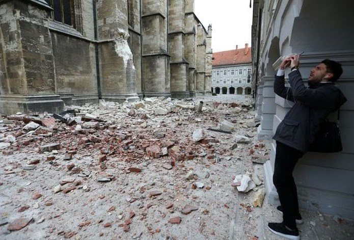 Terremoto de magnitude 5.3 causa destruição na Croácia e deixa um morto