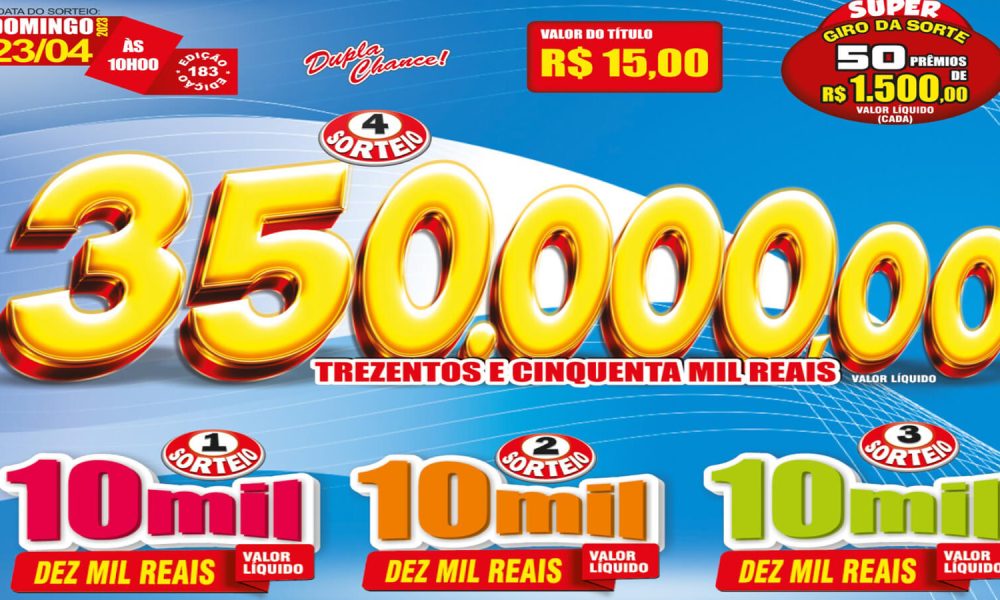 VIDA CAP LIMEIRA Resultado dos prêmios e do Giro da Sorte HOJE