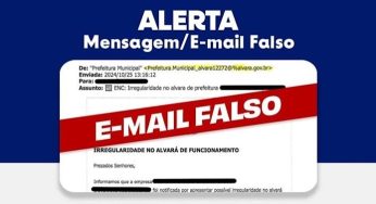 Prefeitura de Ouro Branco alerta sobre golpe envolvendo notificações falsas de alvarás