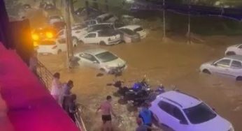 Cidade de MG registra maior volume de chuva do Brasil com 152,8 milímetros