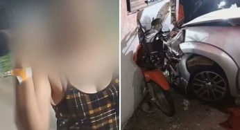 Vídeo: bêbada, mulher atropela pastor e tenta orar o pai-nosso em Goiás